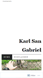 Mobile Screenshot of karlsangabriel.wordpress.com