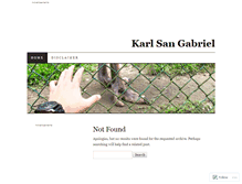 Tablet Screenshot of karlsangabriel.wordpress.com