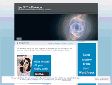 Tablet Screenshot of eyeofthedeveloper.wordpress.com