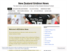 Tablet Screenshot of nzgridironnews.wordpress.com
