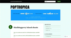 Desktop Screenshot of aboutpoptropica.wordpress.com