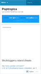 Mobile Screenshot of aboutpoptropica.wordpress.com