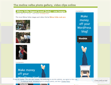 Tablet Screenshot of melinav.wordpress.com