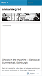 Mobile Screenshot of annavinegrad.wordpress.com