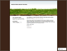 Tablet Screenshot of amazingpeeps.wordpress.com