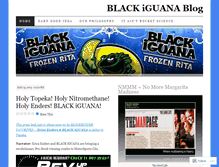 Tablet Screenshot of blackiguana.wordpress.com