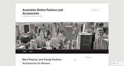 Desktop Screenshot of onlinefashionandaccessories.wordpress.com