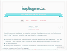 Tablet Screenshot of laughingpromises.wordpress.com