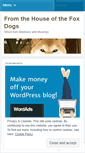Mobile Screenshot of fromthehouseofthefoxdogs.wordpress.com