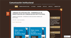 Desktop Screenshot of comunicacioninstitucionaleci.wordpress.com