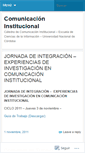 Mobile Screenshot of comunicacioninstitucionaleci.wordpress.com