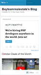 Mobile Screenshot of bayteamrealestate.wordpress.com