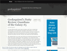 Tablet Screenshot of geeksquirrel.wordpress.com