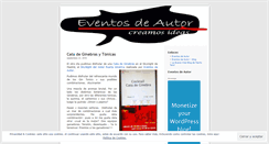 Desktop Screenshot of eventosdeautor.wordpress.com