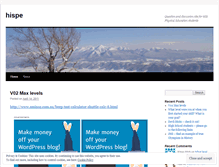 Tablet Screenshot of hispe.wordpress.com