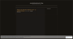 Desktop Screenshot of messiahofmodernart.wordpress.com