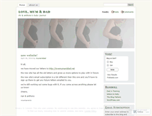 Tablet Screenshot of lovemumanddad.wordpress.com