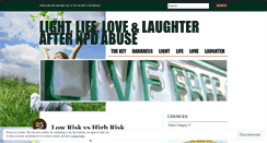 Desktop Screenshot of lifelightloveafternarcissisticabuse.wordpress.com