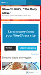 Mobile Screenshot of dailyglow.wordpress.com