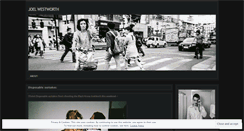Desktop Screenshot of joelwestworth.wordpress.com
