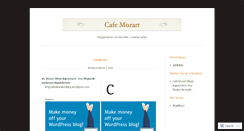 Desktop Screenshot of cafemozart.wordpress.com