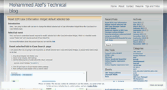 Desktop Screenshot of mohammedatef.wordpress.com