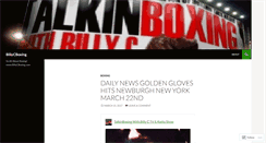 Desktop Screenshot of billycboxing.wordpress.com