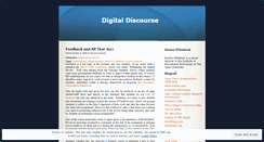 Desktop Screenshot of digitaldiscourse.wordpress.com