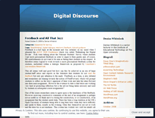 Tablet Screenshot of digitaldiscourse.wordpress.com