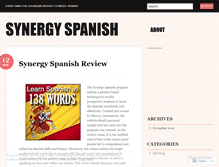 Tablet Screenshot of blogsynergyspanish.wordpress.com