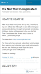 Mobile Screenshot of notcomplicated.wordpress.com