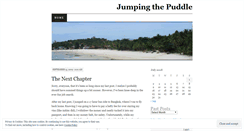 Desktop Screenshot of jumpingthepuddle.wordpress.com