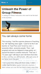 Mobile Screenshot of groupfitpower.wordpress.com