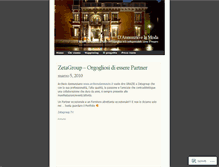 Tablet Screenshot of dannunzioelamoda.wordpress.com