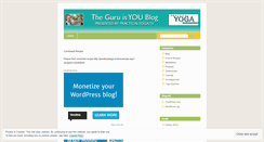 Desktop Screenshot of practicalyoga.wordpress.com