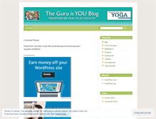 Tablet Screenshot of practicalyoga.wordpress.com