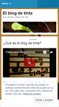 Mobile Screenshot of blogdetinta.wordpress.com