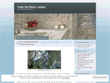Tablet Screenshot of fontedeimarmi.wordpress.com
