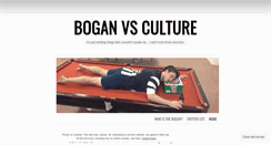 Desktop Screenshot of boganvsculture.wordpress.com