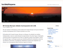 Tablet Screenshot of lucidezhispana.wordpress.com