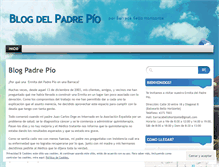 Tablet Screenshot of padrepioblog.wordpress.com