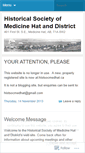 Mobile Screenshot of histsocmh.wordpress.com
