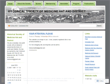 Tablet Screenshot of histsocmh.wordpress.com