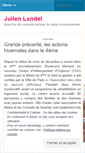 Mobile Screenshot of julienlandel.wordpress.com