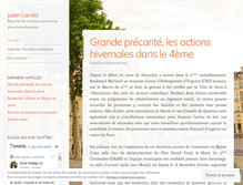 Tablet Screenshot of julienlandel.wordpress.com