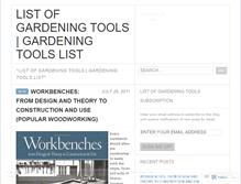 Tablet Screenshot of listofgardeningtools.wordpress.com