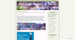 Desktop Screenshot of boroughgallery.wordpress.com