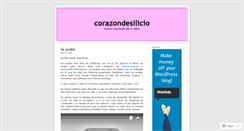 Desktop Screenshot of corazondesilicio.wordpress.com