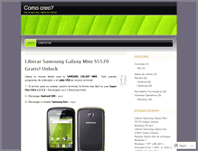 Tablet Screenshot of comocreo.wordpress.com
