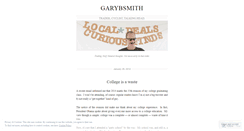 Desktop Screenshot of garybsmith.wordpress.com